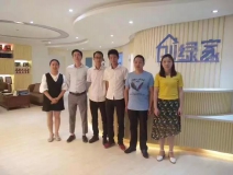 熱烈祝賀無錫曾總、陳總團隊成功加入創(chuàng)綠家！